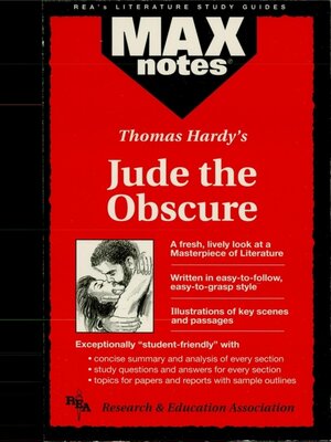 cover image of Jude the Obscure (MAXNotes Literature Guides)